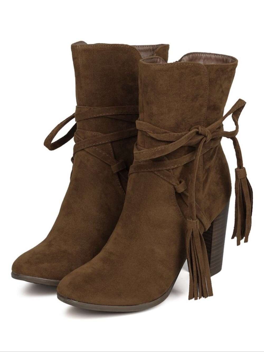 Breckelles | Hilary Faux Suede Booties